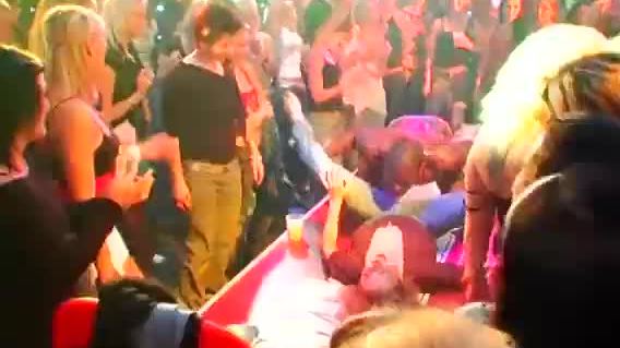 Student blow job and group sex at hot party