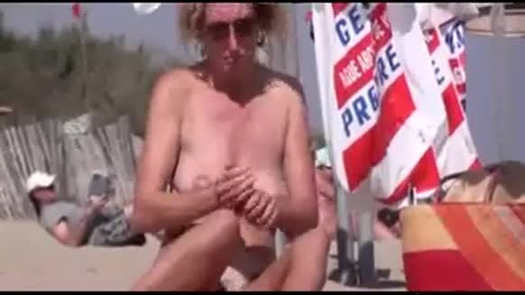 Naughty people at the beach