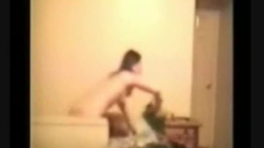 Ebony teen takes her clothes off and gets dicked hard